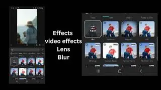 How to blur the background of the video in capcut 😍