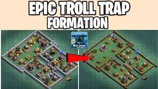 Epic Troll Trap Formation | Troops Tournament | Clash of clans Winter Update 2020