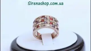 Sirenashop.com.ua: Бижутерия (Кольцо Тефани) с кристаллами Swarovski
