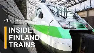 Inside of A High-Speed Pendolino Train | Finland Trains | Rail Ninja Review