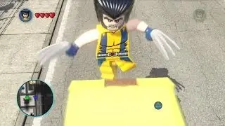 LEGO Marvel Super Heroes WOLVERINE Free Roam Gameplay