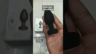 Toys For Female Wireless Remote Vibrator Anal Plug In Mumbai India Buy Now Cash On Delivery ....