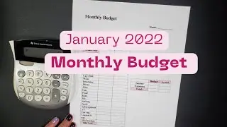 Monthly Budget- Real Numbers | January 2022 | Single Mom | Low Income