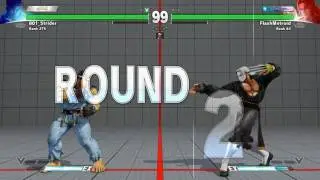 SFV~ Vega (FlashMetroid) vs. Ryu (801_Strider) HD 8