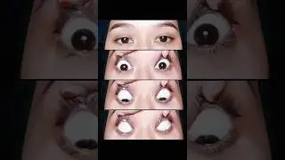White eye tutorial 3⃣ #shorts #eyes #eyeball #eyetrend #eyetrick #whiteeyes #eyeroll #loveeyes