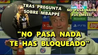 LUIS ENRIQUE AYUDA a TRADUCTORA NERVIOSA | REACCI&Oacute;N PADRE tras BALONAZO MESSI a su HIJA