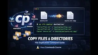 cp Command Tutorial: Copy Files & Directories in Linux Terminal (Git Bash)
