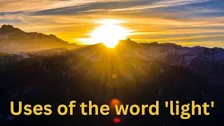 Uses of the word 'light' - AIRC590