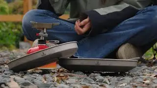 Cooking with the SilverAnt Titanium Camping Plates