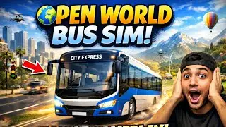 Open world Bus samulater 3D game Mobile😱🔥 gameplay #viral #longvideo #trending #viralvideo 