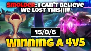 HOW TO WIN A 4v5 IN LEAGUE OF LEGENDS!