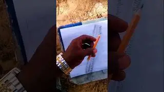 How to Draw Land survey plan #architecture