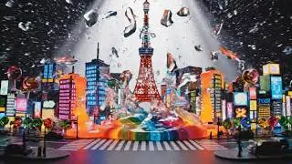 CANDY APOCALYPSE 🥐🍕The Most Satisfying Destruction of Miniature Sweet Cities🚃🎇  (4K ASMR)