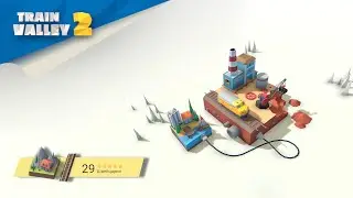 Train Valley 2 - Level 29: Switzerland (5 Stars) | Уровень 29 - Швейцария