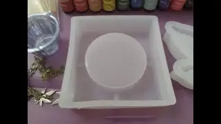 Resin Coaster Molds Silicone Kit Cutting Serving Board Mold with DIY Geode Tray Molds Pigment Review