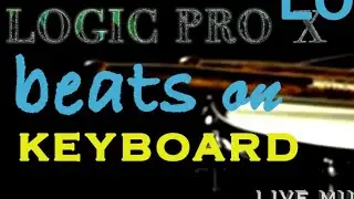 Logic pro x beats on keyboard please do subscribe friends 😇