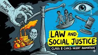 Law and Social Justice  | Class 8 Civics Chapter 8 | Whiteboard Animation | NCERT