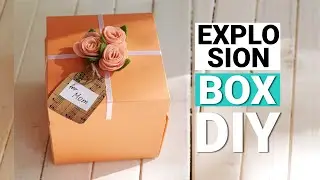 DIY EXPLOSION BOX Chocolate and Photo Gift Box