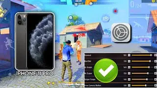 iPhone 11 Pro free fire sensitivity setting ⚙️ | iPhone 11 Pro free fire headshot setting ⚙️