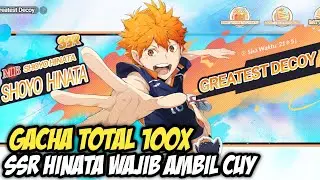 GACHA BRUTAL BANNER HINATA SSR TOTAL 100X HAIKYU FLY HIGH 