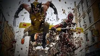 Deadpool and Wolverine bus fight in 4K | DEADPOOL & WOLVERINE