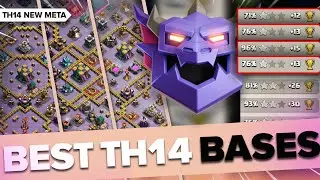 TOP 5 TH14 Anti Everything Bases 2026 | Best TH15 War, CWL & Trophy Pushing Base with Links