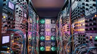 Analog Synth Server Room | Tinnitus Relief | Background Noise for Sleep and Study
