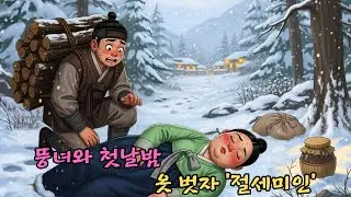 산속에 버려진 뚱녀를 업어온 바보 나무꾼, 그녀가 집안을 일으킨 기적의 복덩이였다니 | 야담·전설·사이다