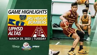 #NCAASeason97 GAME HIGHLIGHTS: JRU Heavy Bombers vs UPHSD Altas | March 29, 2022