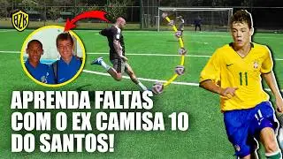 APRENDA A BATER FALTAS COM O EX-CAMISA 10 DO SANTOS COMPANHEIRO DO NEYMAR!