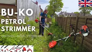 Садовый триммер Buko | Huson DIY | Распаковка, сборка и первое использование