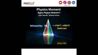 Laser Refraction  Physics Moment || #shorts #physics #viralvideo #trending #trendingshorts