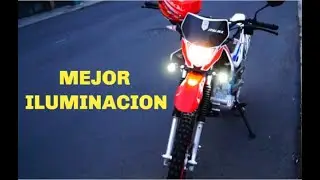 Instalando Luces Exploradoras a DM 125