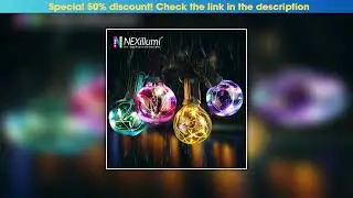 Discount LED Outdoor String Lights ,G40 Globe String Lights for Outside Backyard Porch Balcony Part