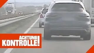 Rasern auf der Spur: Porsche Fahrer dr&auml;ngelt heftig! | Achtung Kontrolle | Kabel Eins