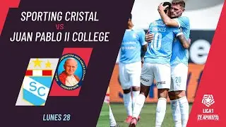 Sporting Cristal 3-2 Juan Pablo II College - Game Highlights | All Goals | #liga1teapuesto2025