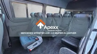 Mercedes Sprinter 419, 13 Seater in Leather, Apexx Transport Upfitting