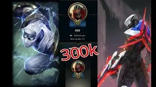 300K MASTERY POINTS SPECIAL| ZED BEST PLAYS AND MONTAGE| GRIMLORD GAMER