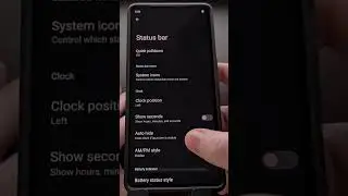 LineageOS 101 | Status Bar Clock Options for Position, Seconds, AM/PM Toggle, and Hide on Homescreen