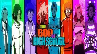 The god of highschool op 1 and op 2 visual comparison!!!!