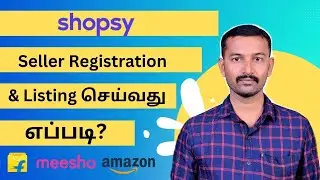 How to register seller account in Shopsy in tamil | Shopsy seller registration in tamil |