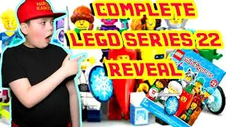 Complete Lego Series 22 blind Bag MiniFigure Reveal HARLEYKABOOM