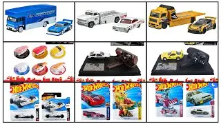 Набор Hot Wheels 2026 Mainline Cars Showcase, новый набор Hot Wheels Team Transport Set, Tomica P...
