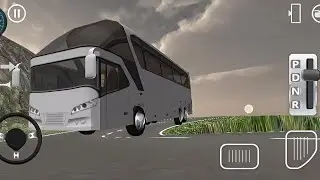 Mountain Bus Driving Simulator || Dangerous Bus Driving on Death Road Game