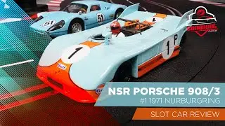 Распаковка и обзор модели гоночного автомобиля NSR 908 3 1971 Нюрбургринг №1