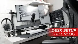 Minimalist Desk Setup Chill Vlog - New Rapid Trigger Keyboard, Deskmat, Mic Setup (English Sub)
