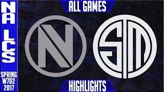Envyus vs TSM Highlights All Games - NA LCS W7D2 Spring 2017 - NV vs TSM All Games
