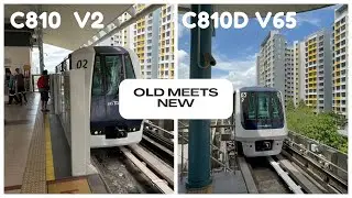 [TEST TRAIN] C810D V65 TRAILING Oldest LRT train in service!