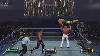 Sting vs. Ravishing Rick Rude vs. Jake the snake Roberts - 2 out of 3 Falls - WWE 2K24