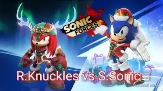 Sonic Forces Speed Battle: Reindeer Knuckles vs Snowdrift Sonic, christmas special 🎄🎄🎄